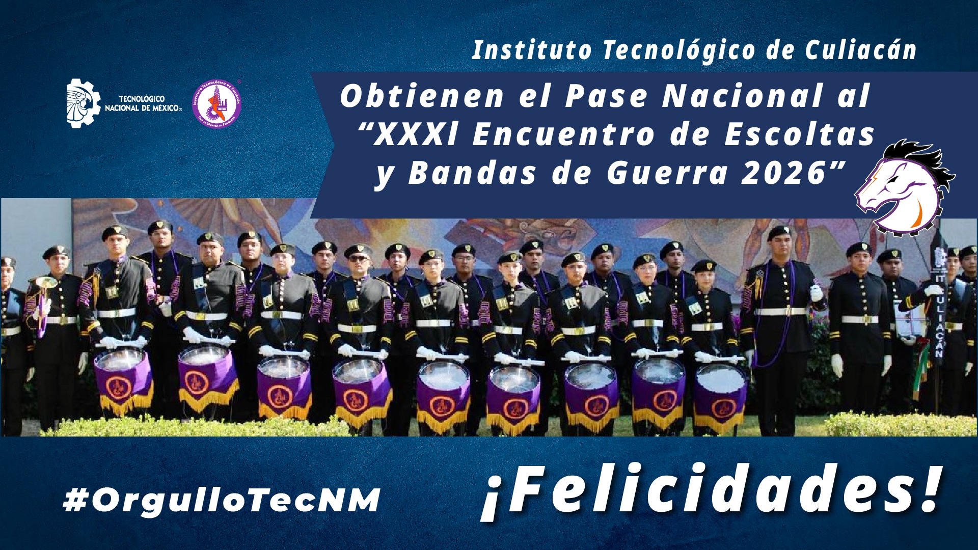 Banda de guerra actuando